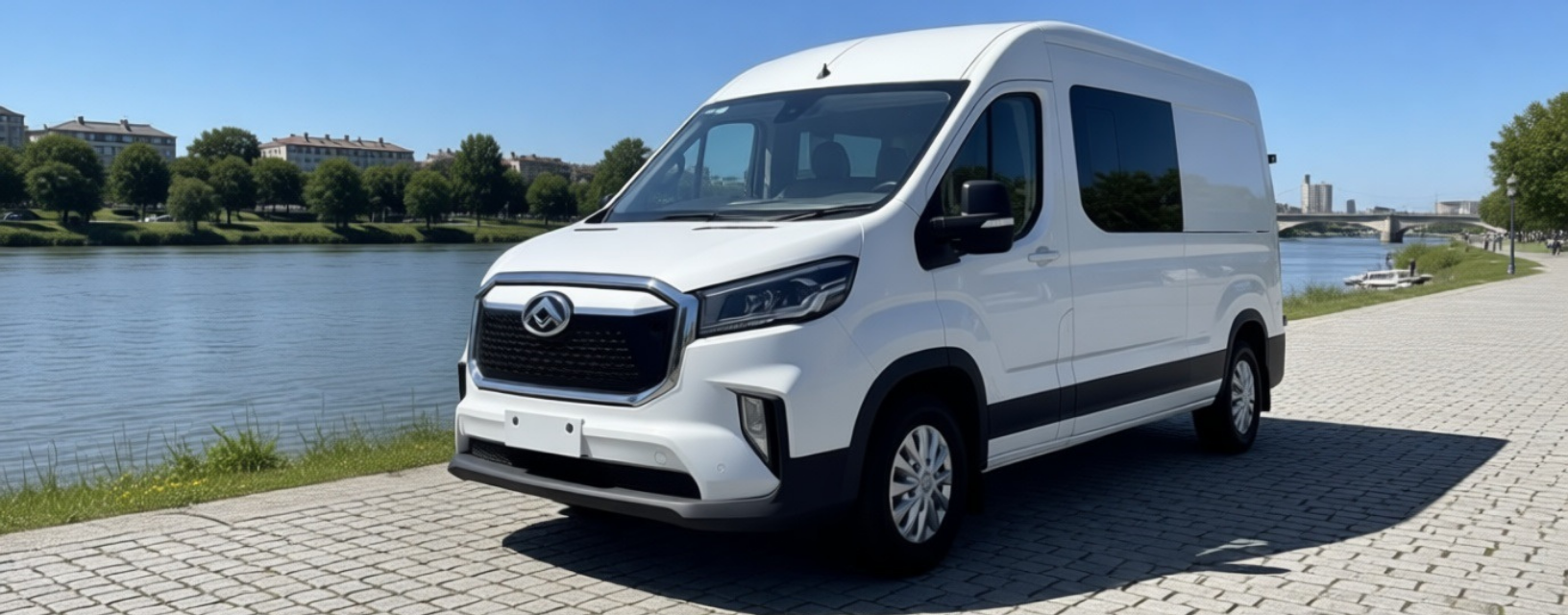 O Maxus eDeliver9 está também disponível na versão COMBI de 7 lugares